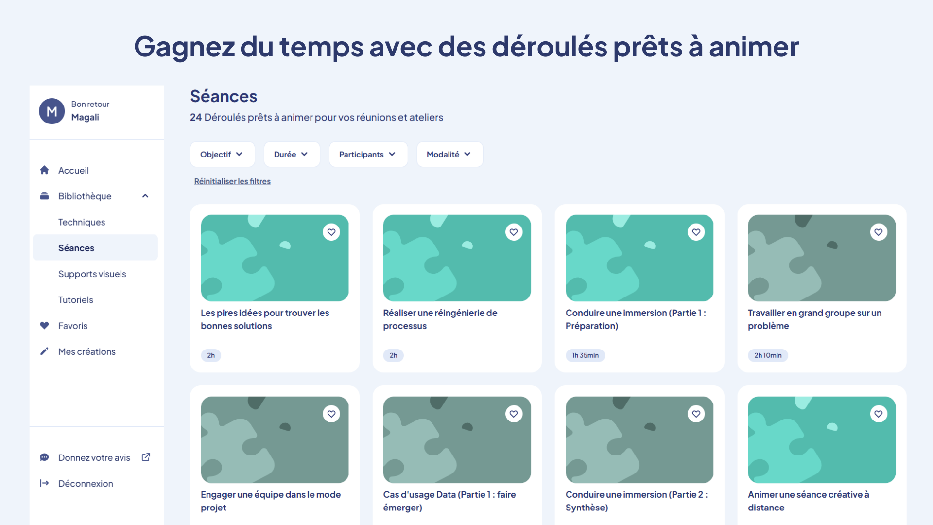 exemples de d&eacute;roul&eacute;s d'ateliers colaboratifs